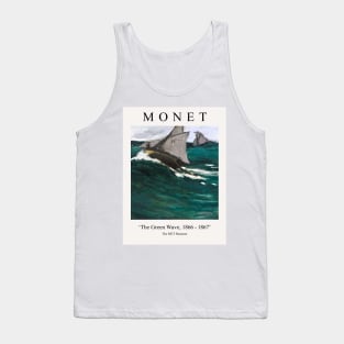 Claude Monet The Green Wave Tank Top